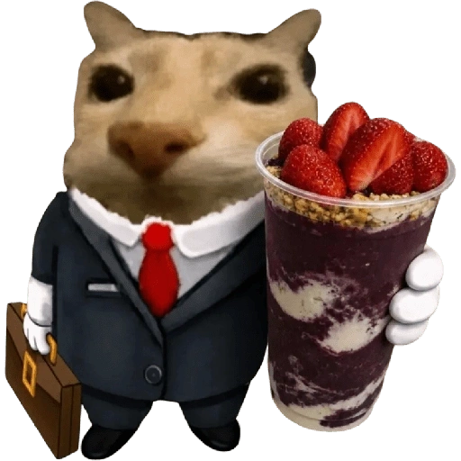Figurinha de Gatinho + bebidas para WhatsApp (2 de 30)