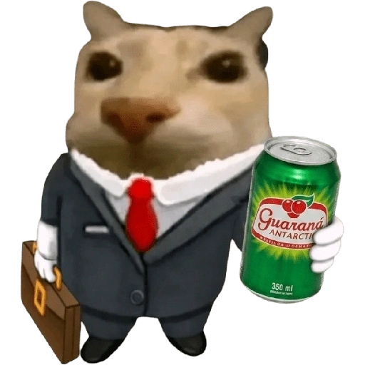 Figurinha de Gatinho + bebidas para WhatsApp (3 de 30)