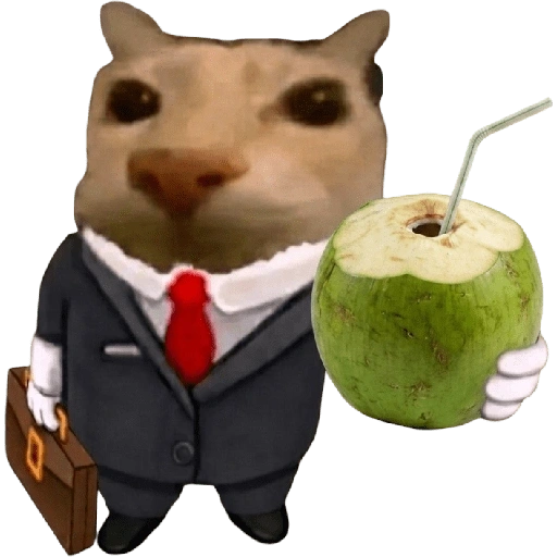 Figurinha de Gatinho + bebidas para WhatsApp (5 de 30)