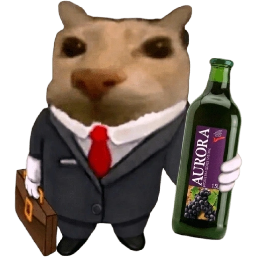 Figurinha de Gatinho + bebidas para WhatsApp (8 de 30)