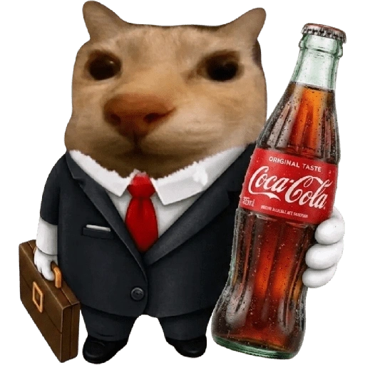Figurinha de Gatinho + bebidas para WhatsApp (11 de 30)