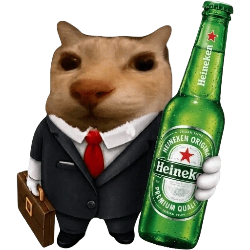 Figurinha de Gatinho + bebidas para WhatsApp (14 de 30)