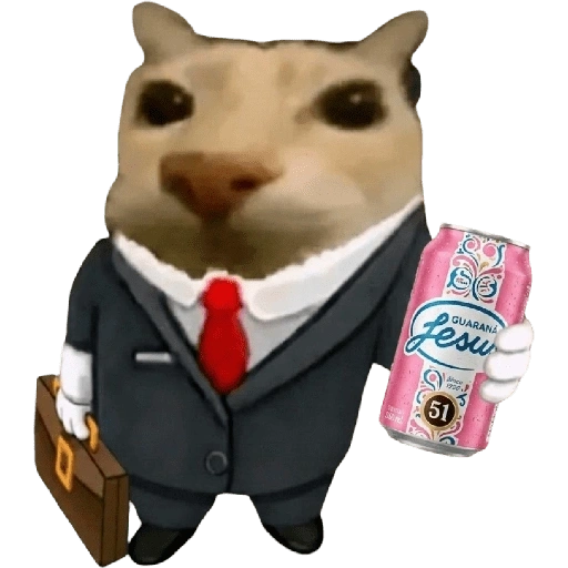 Figurinha de Gatinho + bebidas para WhatsApp (15 de 30)