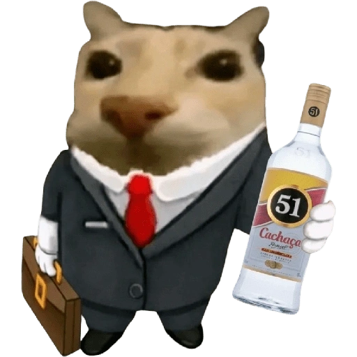 Figurinha de Gatinho + bebidas para WhatsApp (24 de 30)