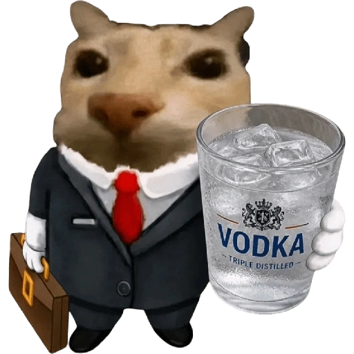 Figurinha de Gatinho + bebidas para WhatsApp (25 de 30)