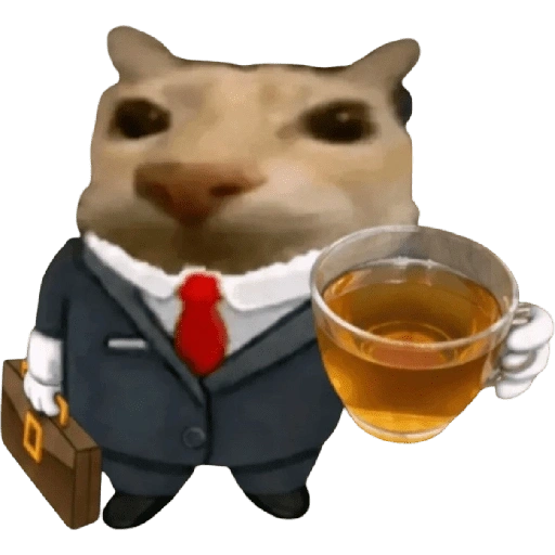 Figurinha de Gatinho + bebidas para WhatsApp (26 de 30)
