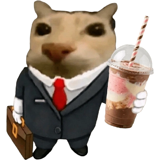 Figurinha de Gatinho + bebidas para WhatsApp (30 de 30)