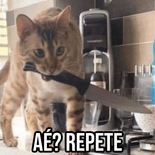 Figurinha de Gatinhos da Zoeira 🐱 para WhatsApp (18 de 30)