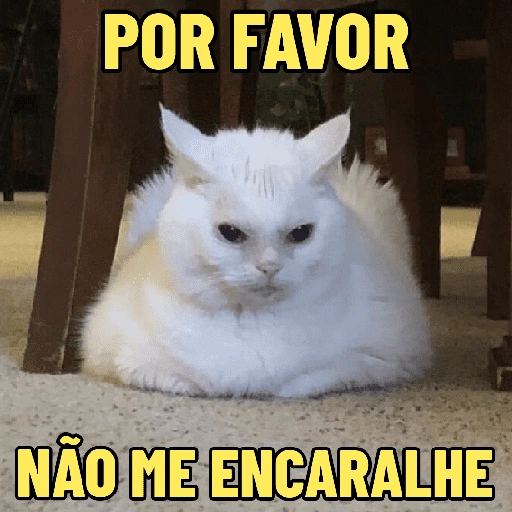 Figurinha de GATINHOS DEBOCHADOS 😸 para WhatsApp (5 de 16)