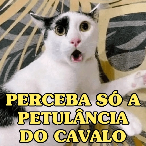 Figurinha de GATINHOS DEBOCHADOS 😸 para WhatsApp (6 de 16)