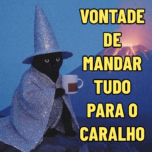 Figurinha de GATINHOS DEBOCHADOS 😸 para WhatsApp (7 de 16)