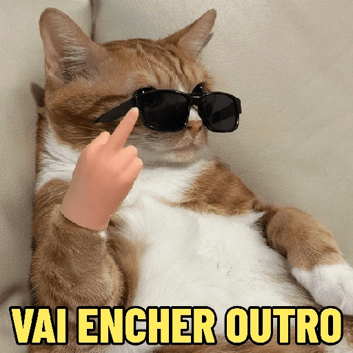 Figurinha de GATINHOS DEBOCHADOS 😸 para WhatsApp (13 de 16)