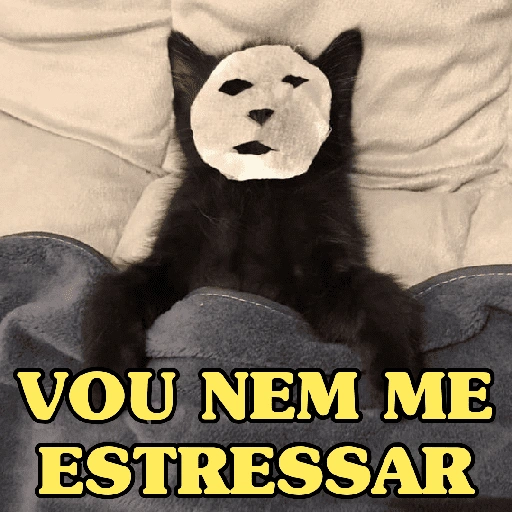Figurinha de GATINHOS DEBOCHADOS 😸 para WhatsApp (16 de 16)