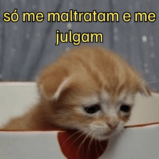 Figurinha de gatos fofos e caóticos 🐱 (14 de 15)