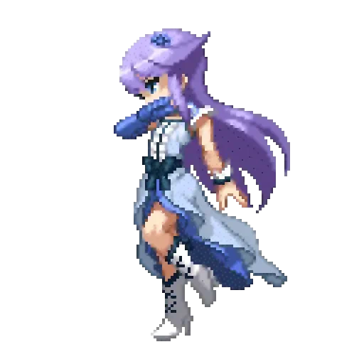 Figurinha de gif pixel anime para WhatsApp (1 de 12)
