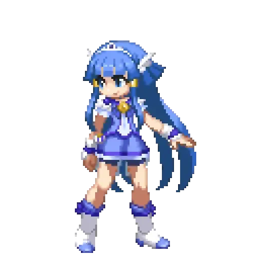 Figurinha de gif pixel anime para WhatsApp (3 de 12)