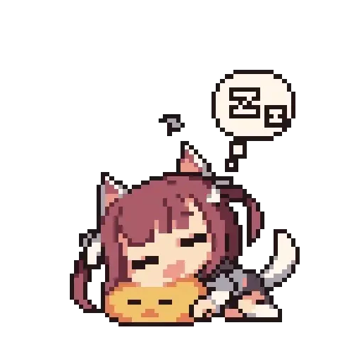 Figurinha de gif pixel anime para WhatsApp (5 de 12)