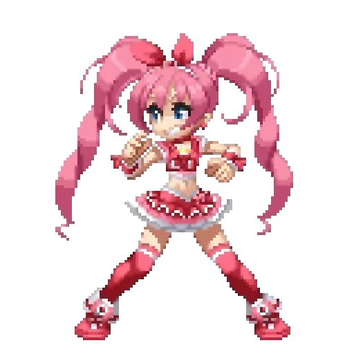 Figurinha de gif pixel anime para WhatsApp (6 de 12)