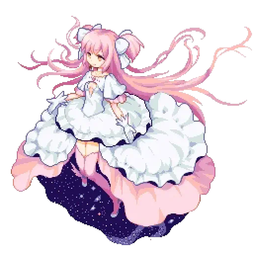 Figurinha de gif pixel anime para WhatsApp (12 de 12)