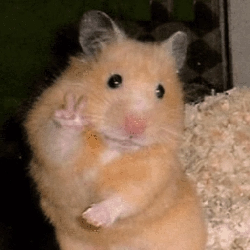 Figurinha de Hamster 🐹 (1 de 12)