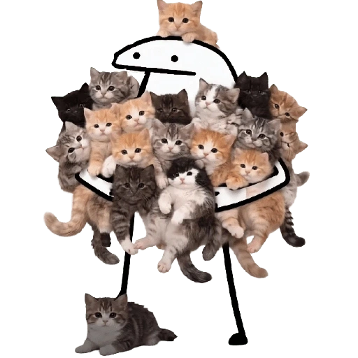 Figurinha de I love gatinhos 🐾🐱🐈 (1 de 10)