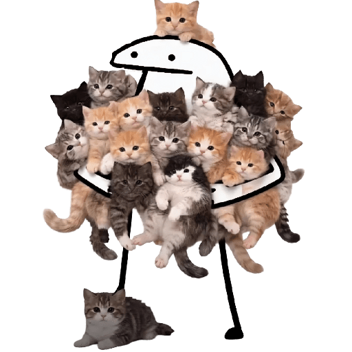 Figurinhas de I love gatinhos 🐾🐱🐈 para WhatsApp