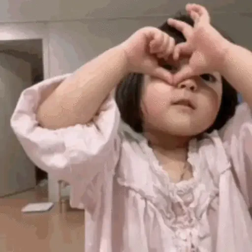Figurinha de Korean Baby Cute🥰 para WhatsApp (9 de 15)
