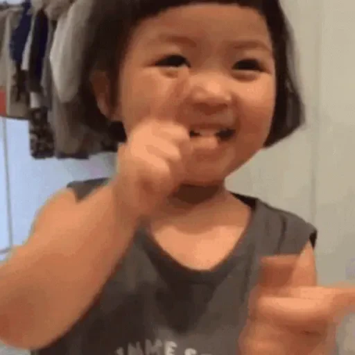 Figurinha de Korean Baby Cute🥰 para WhatsApp (10 de 15)