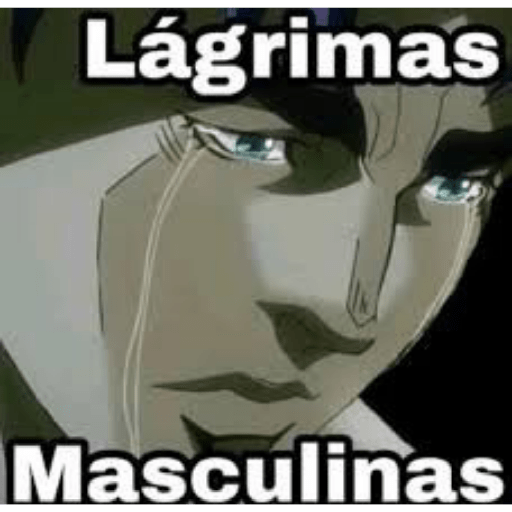 Figurinhas de LÁGRIMAS MASCULINAS para WhatsApp