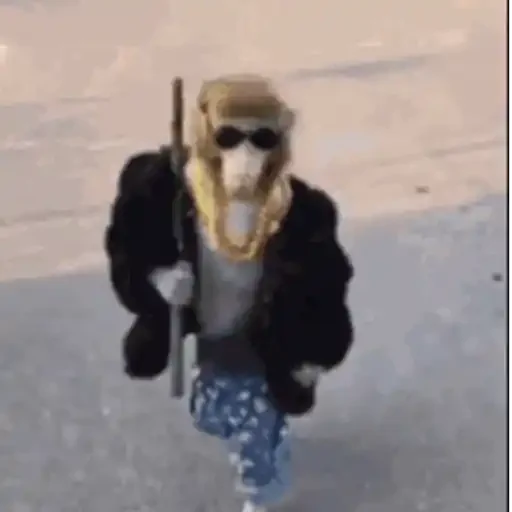 Figurinha de Macaco para WhatsApp (4 de 14)