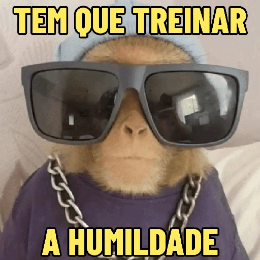 Figurinha de MACACO ENGRAÇADINHO 🐵 para WhatsApp (4 de 16)