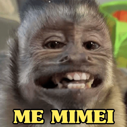 Figurinha de MACACO ENGRAÇADINHO 🐵 para WhatsApp (10 de 16)
