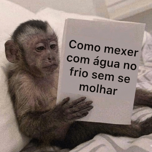 Figurinhas de Macaquinhos + frio para WhatsApp