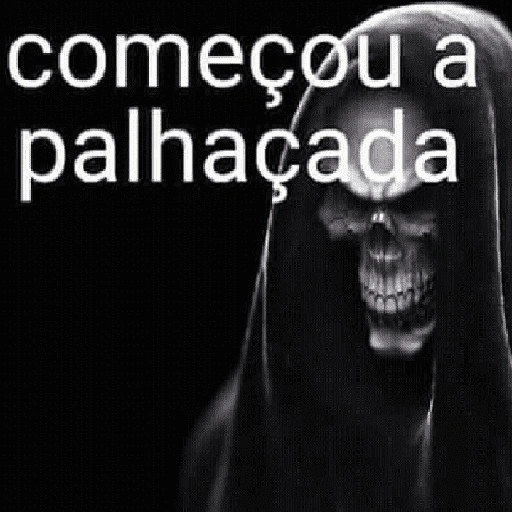 Figurinha de meme caveira para WhatsApp (3 de 27)