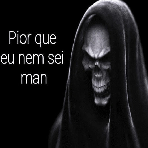 Figurinha de meme caveira para WhatsApp (5 de 27)