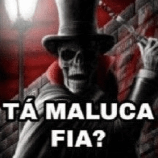 Figurinha de meme caveira para WhatsApp (6 de 27)