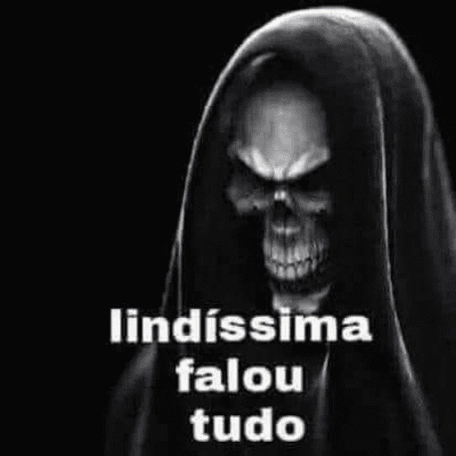 Figurinha de meme caveira para WhatsApp (7 de 27)