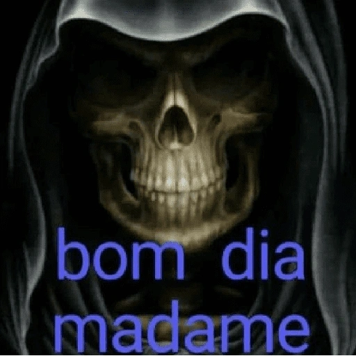 Figurinha de meme caveira para WhatsApp (10 de 27)