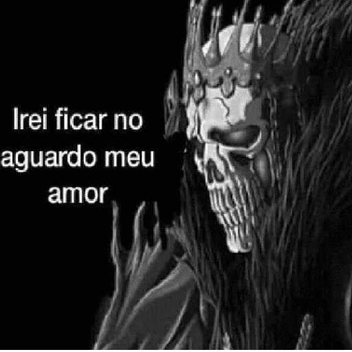 Figurinha de meme caveira para WhatsApp (13 de 27)
