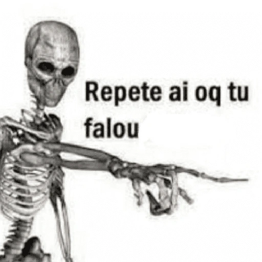 Figurinha de meme caveira para WhatsApp (25 de 27)