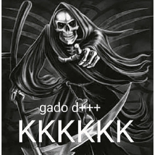 Figurinha de meme caveira para WhatsApp (26 de 27)