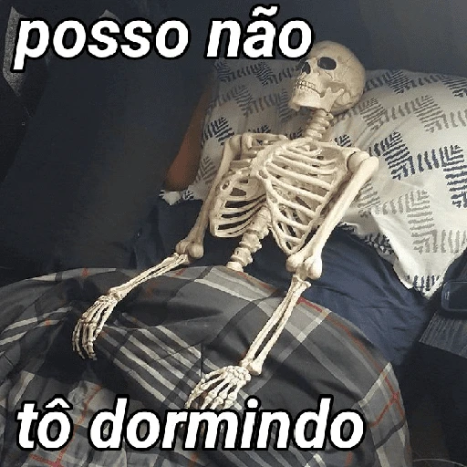 Figurinha de Memes do esqueleto (4 de 15)