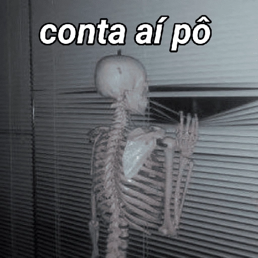 Figurinha de Memes do esqueleto (6 de 15)