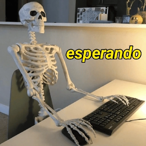 Figurinha de Memes do esqueleto (10 de 15)