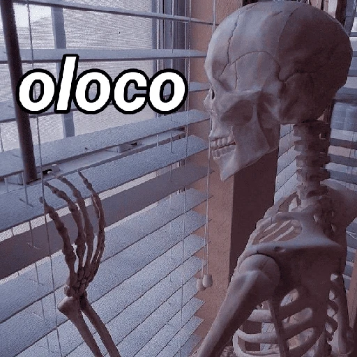 Figurinha de Memes do esqueleto (12 de 15)