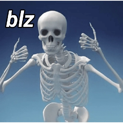 Figurinha de Memes do esqueleto (14 de 15)