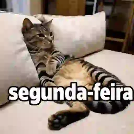 Figurinha de memes pra semana cat gif🐱 (5 de 9)