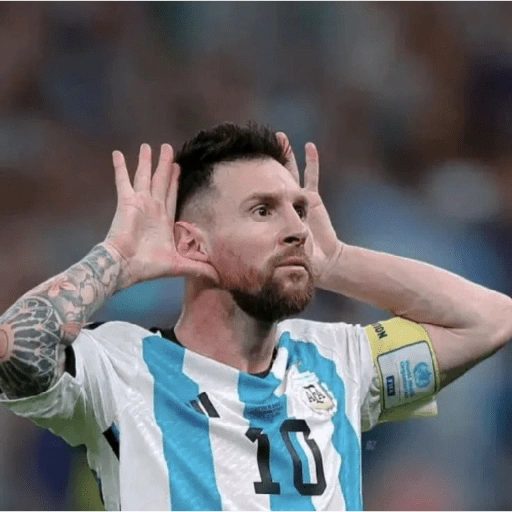 Figurinha de Messi Argentina para WhatsApp (4 de 9)