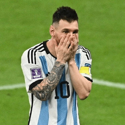 Figurinha de Messi Argentina para WhatsApp (6 de 9)