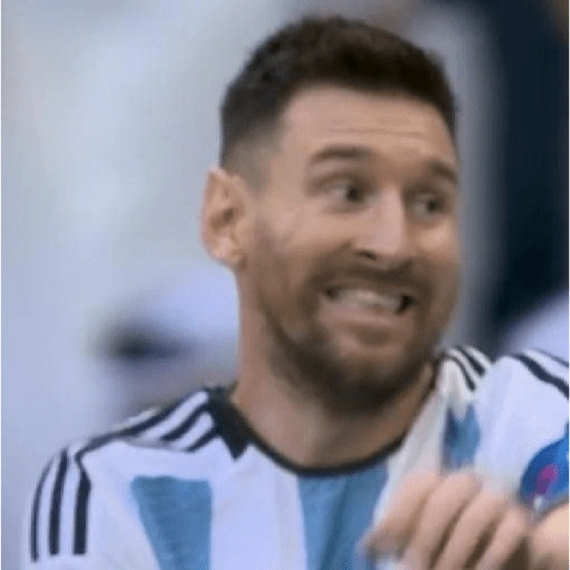 Figurinha de Messi Argentina para WhatsApp (7 de 9)